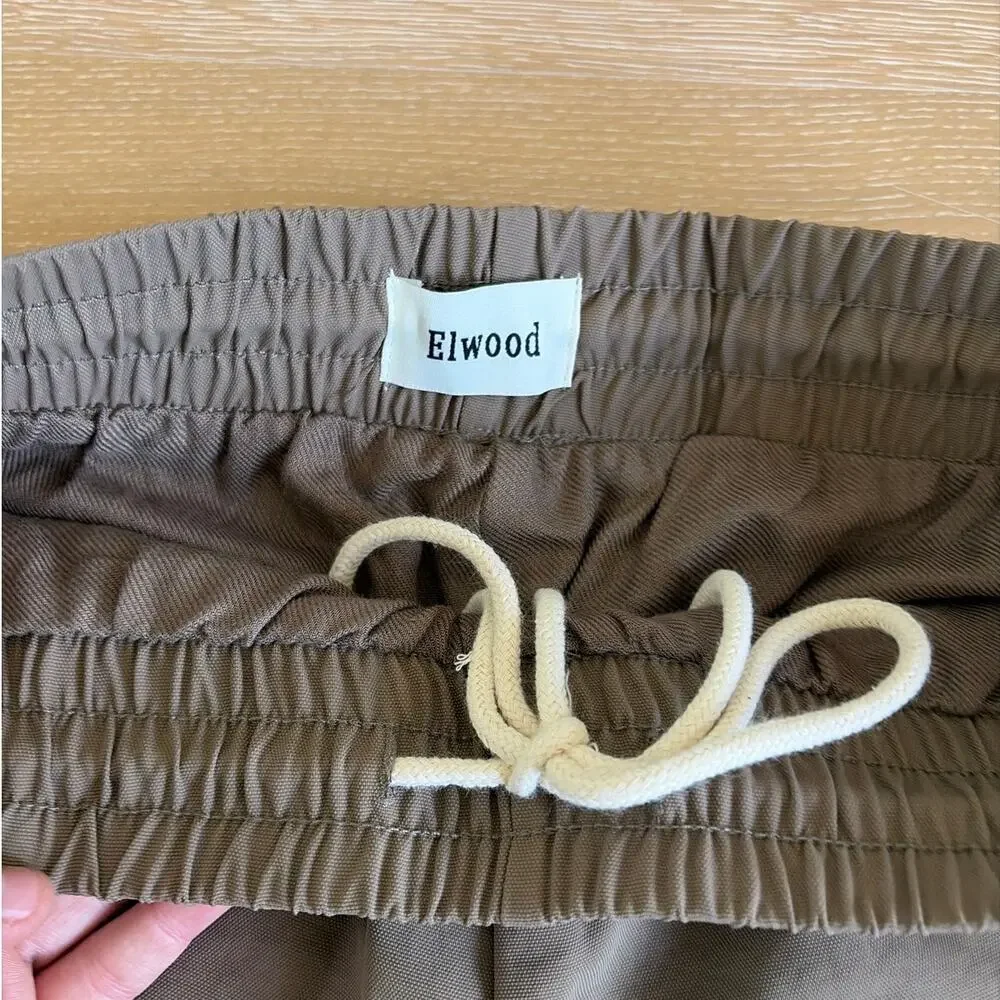 Elwood Pants Elasticated Waist Dume Size S Tan Cream